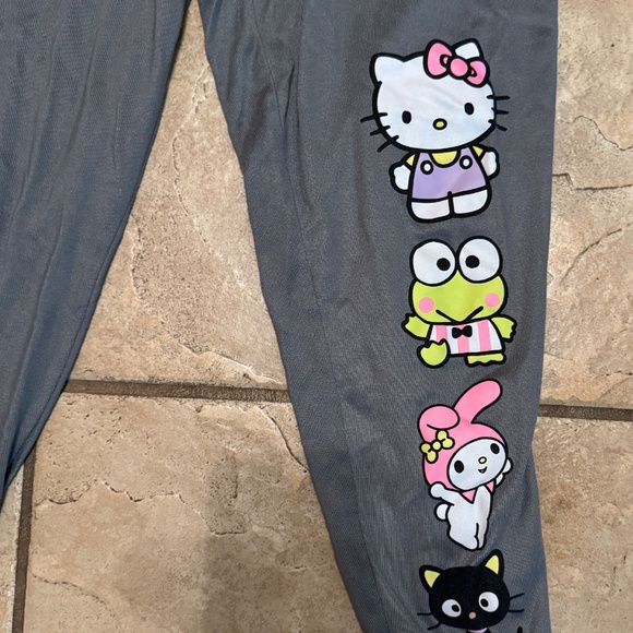 Women's Junior Small Hello Kitty And Friends Lounge PJ Comfortable Pants - Picture 3 of 8